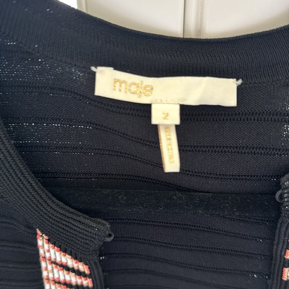 Maje cropped sweater blazer - Picture 2 of 4